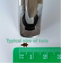 V-Shaped Mark Custom Hole Punch #64 typical mark size