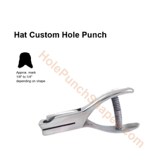 Hat custom hole punch shape