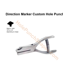 Direction Marker custom hole punch shape