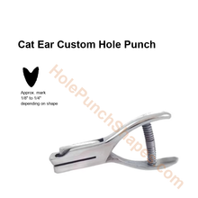 Cat Ear custom hole punch shape