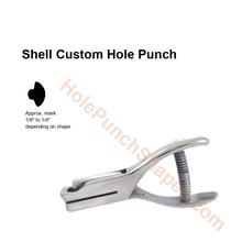 Shell custom hole punch shape