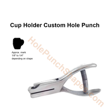 Cup Holder custom hole punch shape