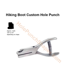 Hiking Boot custom hole punch shape