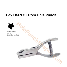 Fox Head custom hole punch shape