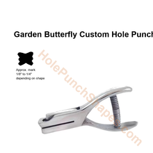 Garden Butterfly custom hole punch shape