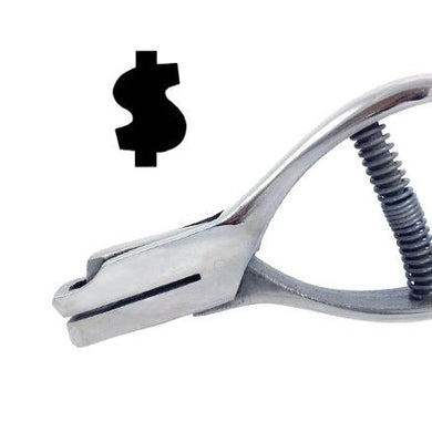 dollar sign custom hole punch